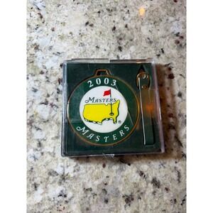 Vintage 2003 Masters Tournament Golf Bag Tag Augusta National Memorabilia M03BT